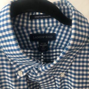 Men’s Size L Lands End Dress Shirt